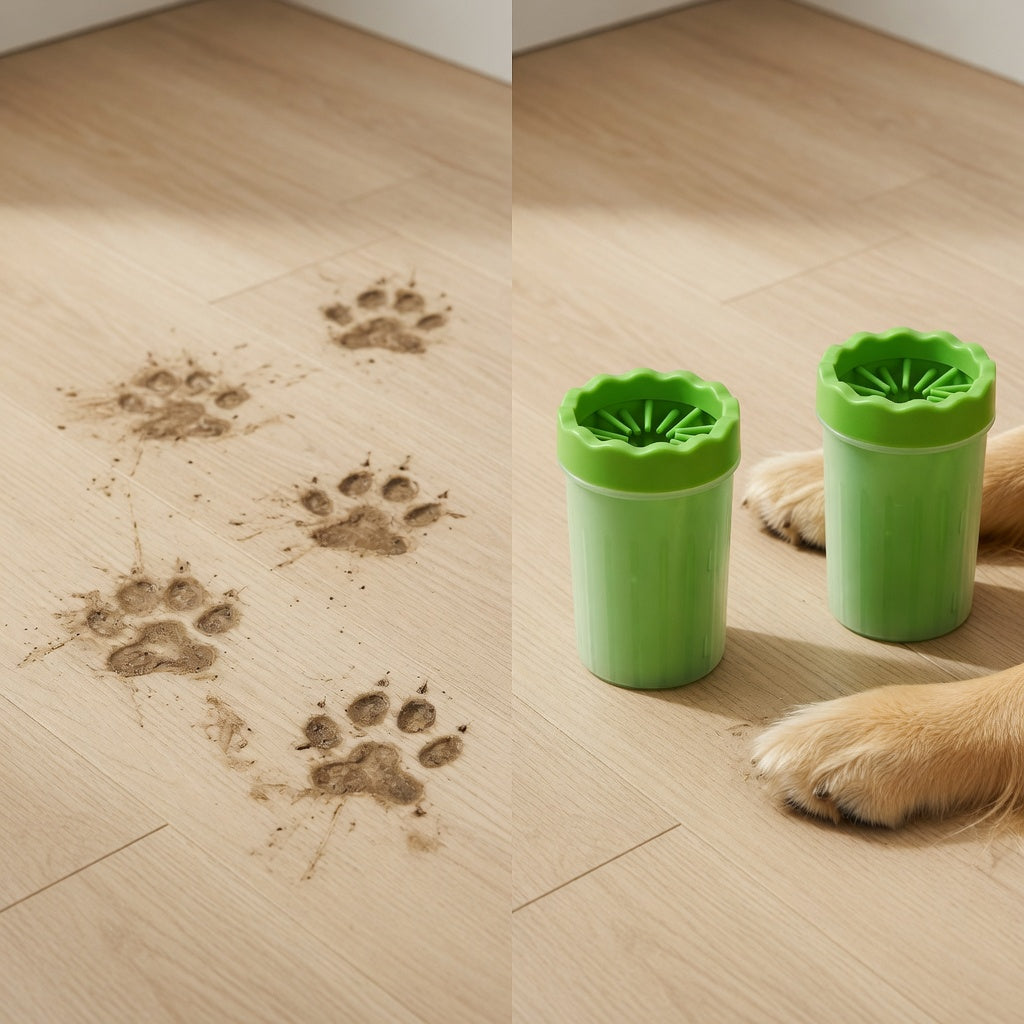 CleanPaw™ Pro Portable Paw Cleaner – Gentle Mud & Dirt Remover for Dogs & Cats