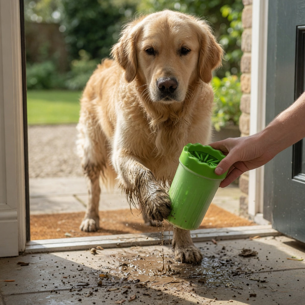 CleanPaw™ Pro Portable Paw Cleaner – Gentle Mud & Dirt Remover for Dogs & Cats